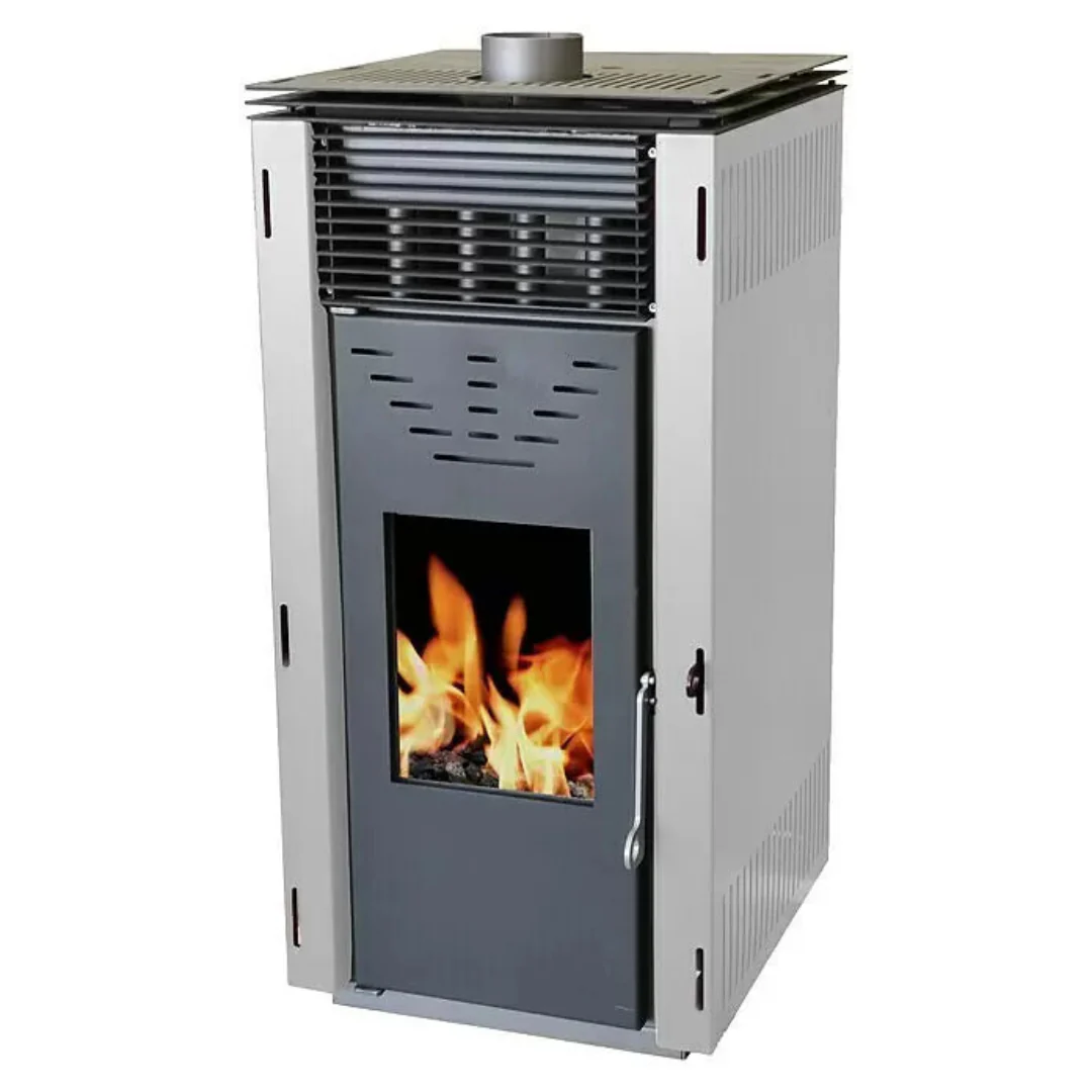 pedllet_18 Estufa de pellets negro/blanco – Cumple Ecodesign 2022 – Clase A+ - Imagen 1